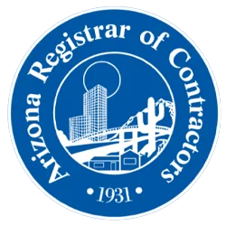 Arizona Registrar of Contractors license badge for a West Valley painting contractor