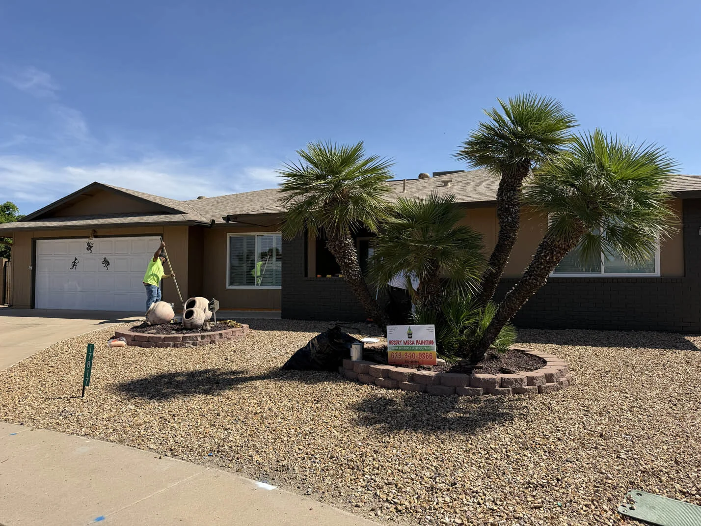 House painting project in Sun City West, AZ