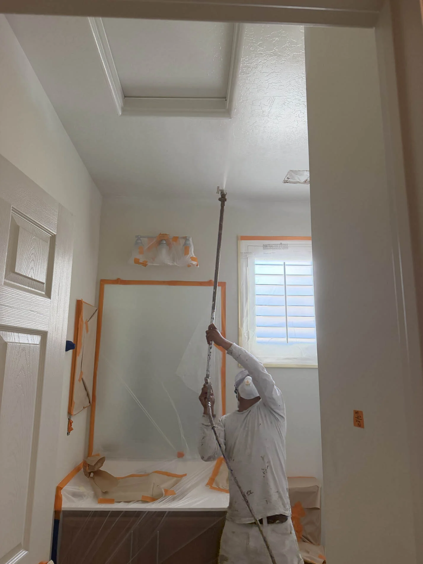 Interior Painting work in progress on a West Valley home in Phoenix, AZ